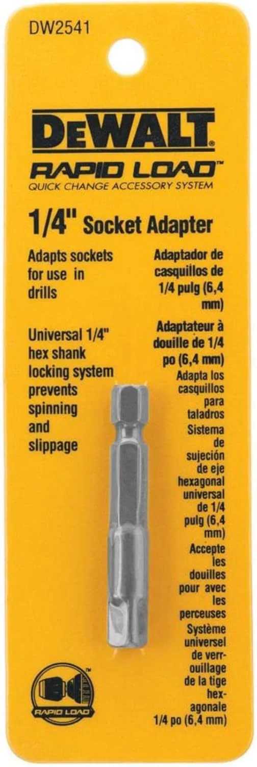 DEWALT DW2541 آداپتور درایو هگز 1/4 اینچ به سوکت 1/4 اینچ