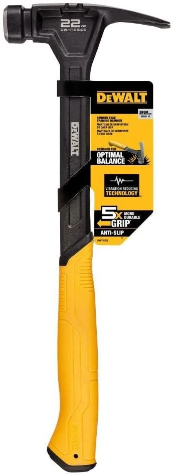 چکش میخکوب صاف 22 اونسی DEWALT چکش میخکوب صاف 22 اونسی DEWALT