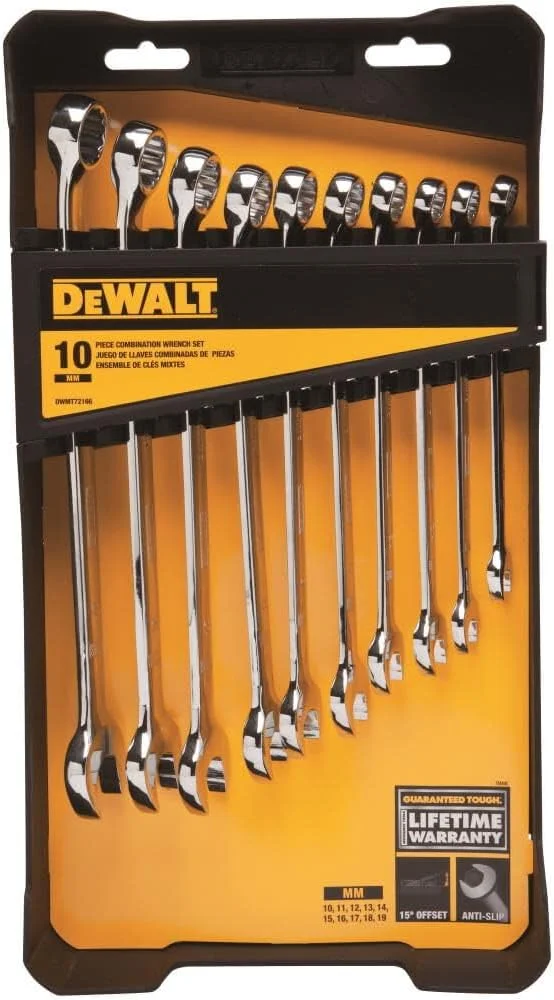آچار فرانسه ترکیبی DeWalt DWMT72166 (مجموعه 10 عددی)