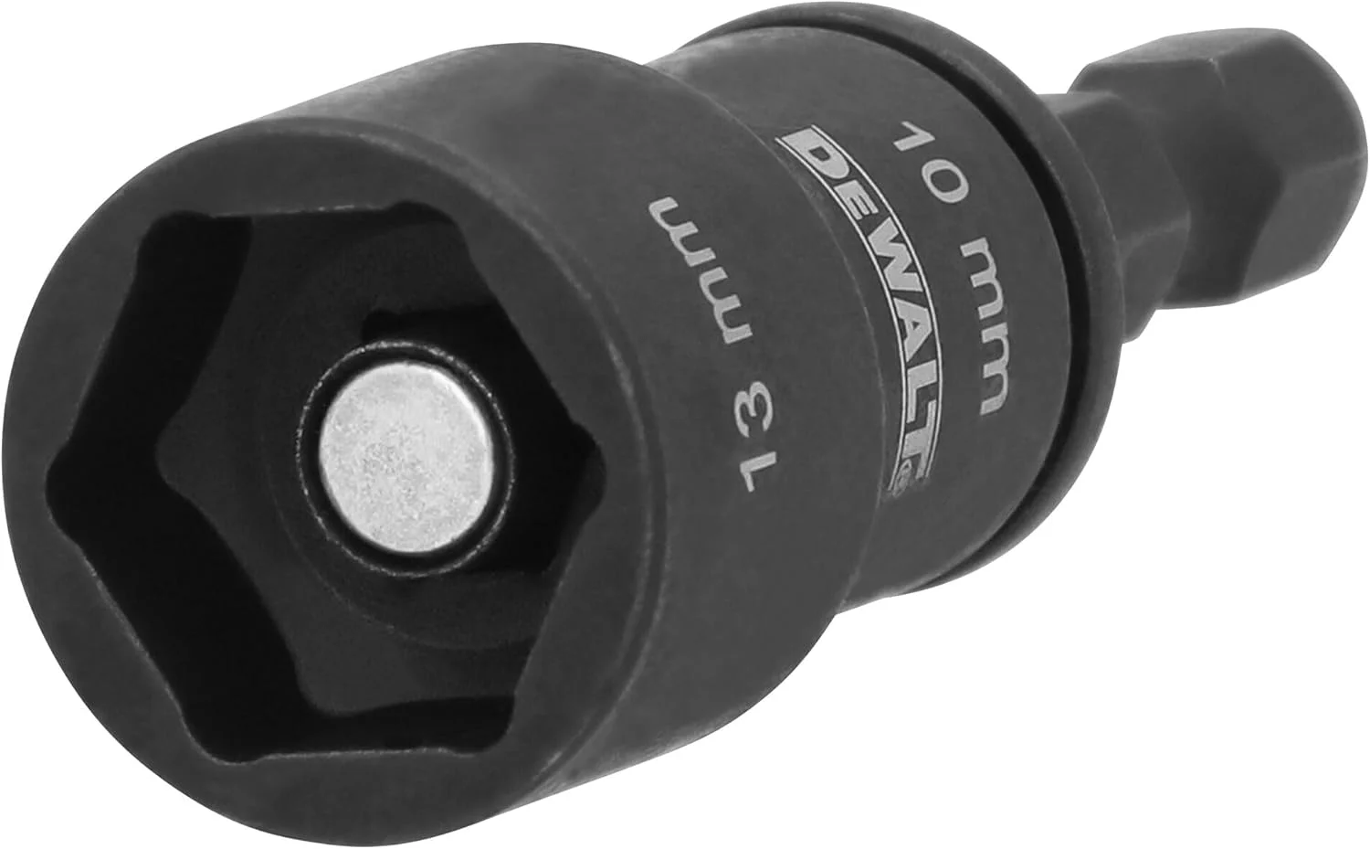 بکس و رابط کوتاه فلکستورک دیوالت، 2 در 1، 10 و 13 میلی متر، مهره گیر دو سر (DWADEND1013MM)