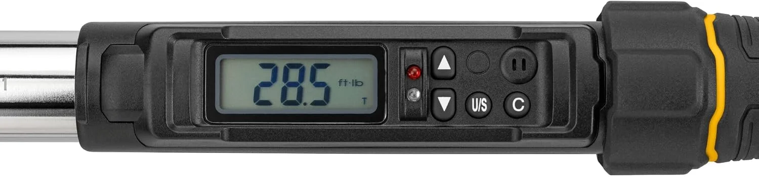 آچار ترکمتر دیجیتال DEWALT، درایو 1/2 اینچ، 50-250 فوت-پوند، به همراه جعبه نگهداری (DWMT17060)