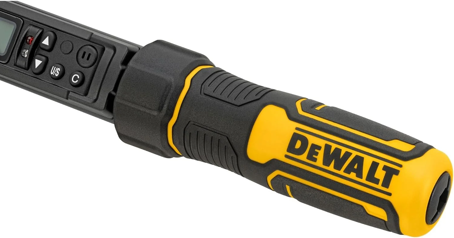 آچار ترکمتر دیجیتال DEWALT، درایو 1/2 اینچ، 50-250 فوت-پوند، به همراه جعبه نگهداری (DWMT17060)