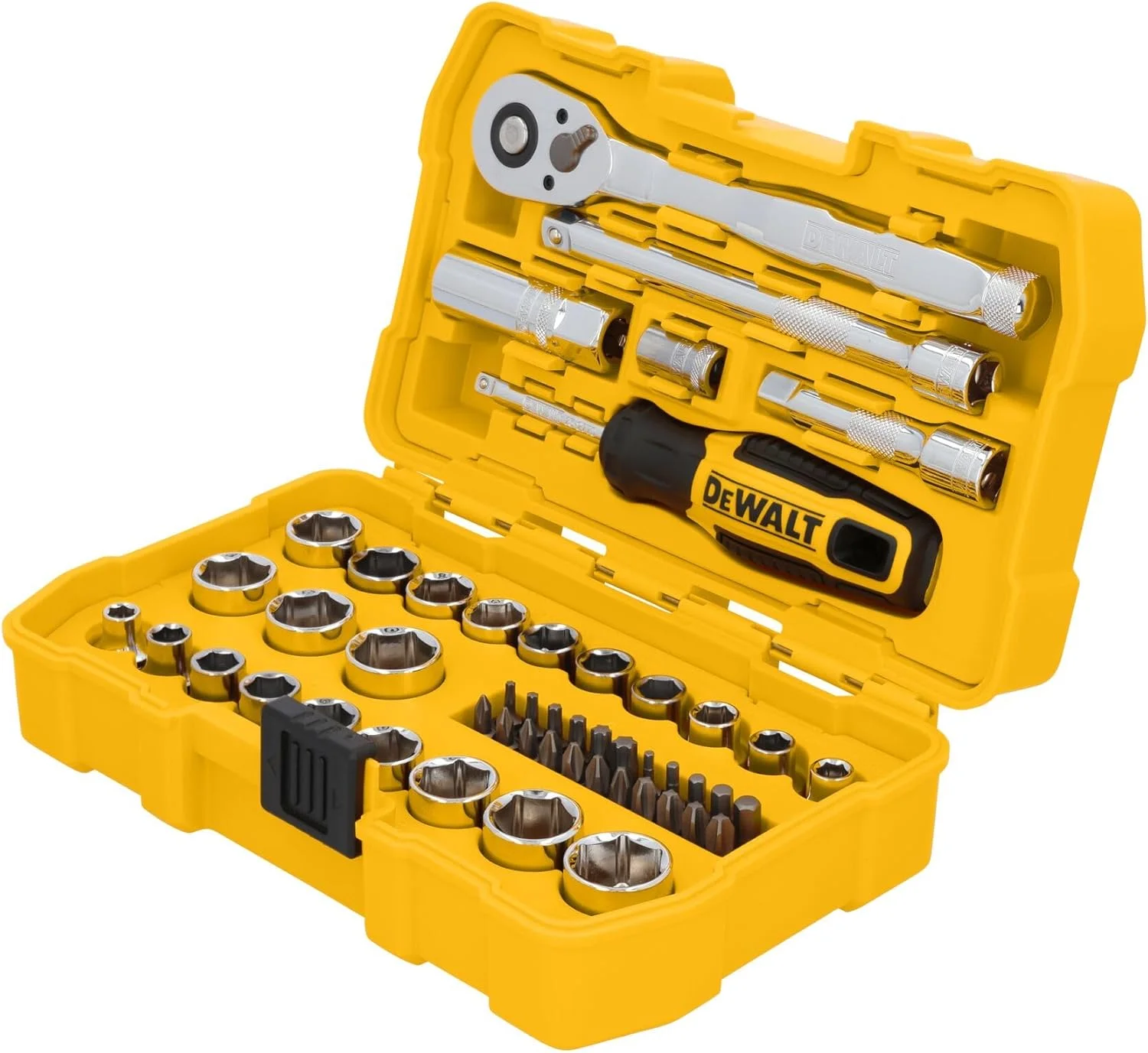 مجموعه ابزار مکانیکی DEWALT، درایو 3/8 اینچ، 50 قطعه (DWMT45423)