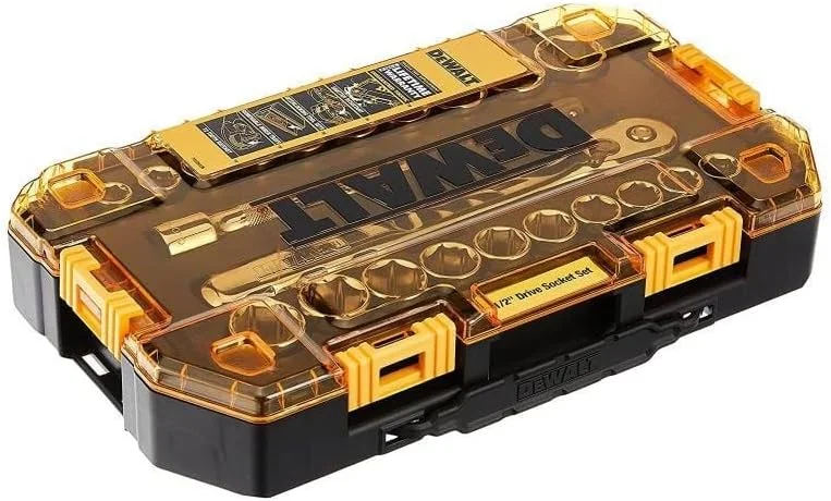 مجموعه آچار بکس دیوالت، SAE/متریک، 1/2 اینچ، 23 قطعه (DWMT73813)