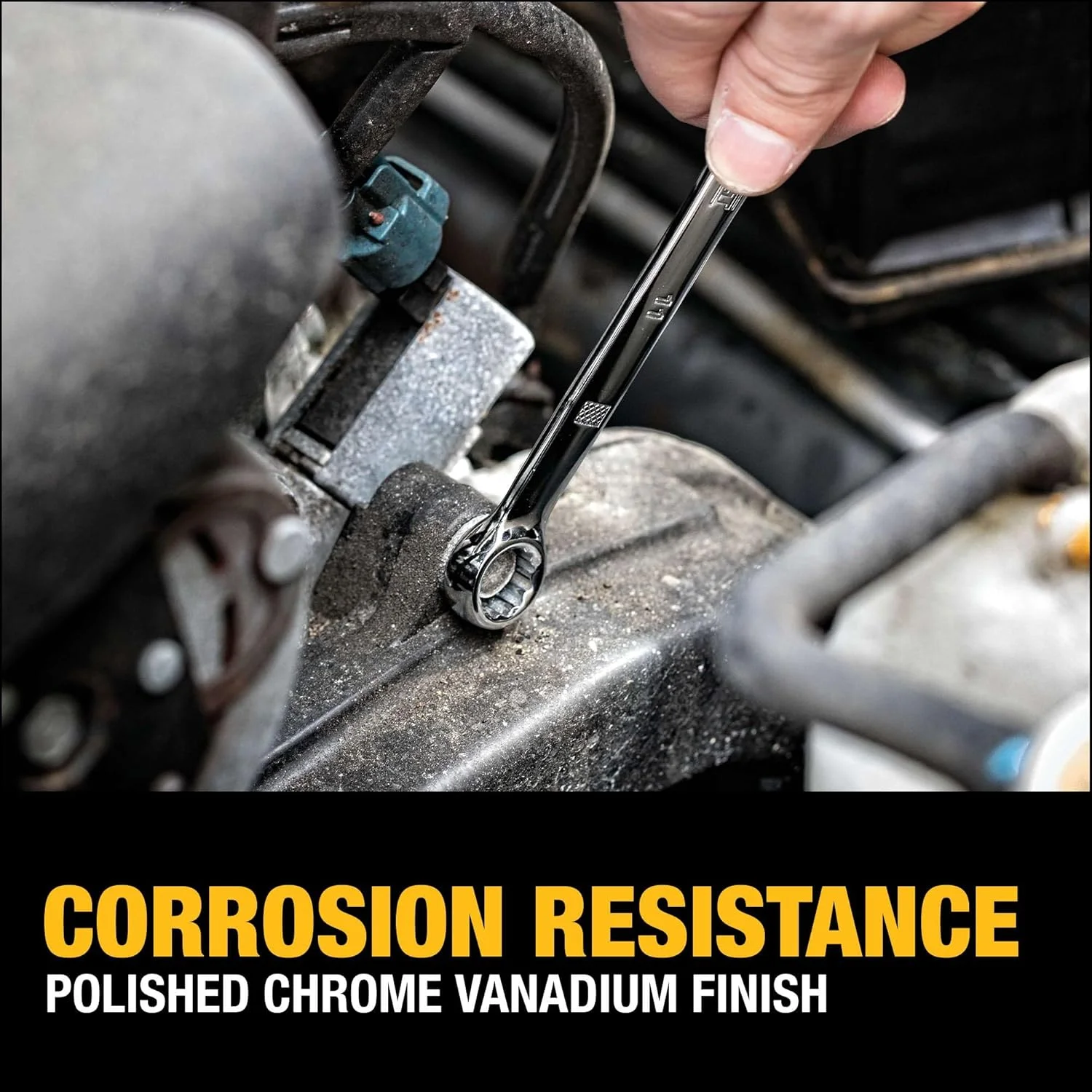 مجموعه ابزار مکانیکی دیوالت 247 تکه، درایو 1/4 اینچ، 3/8 اینچ و 1/2 اینچ، SAE، جغجغه، بکس، آچار آلن، آچار ترکیبی، روکش کروم پولیش (DWMT81535)