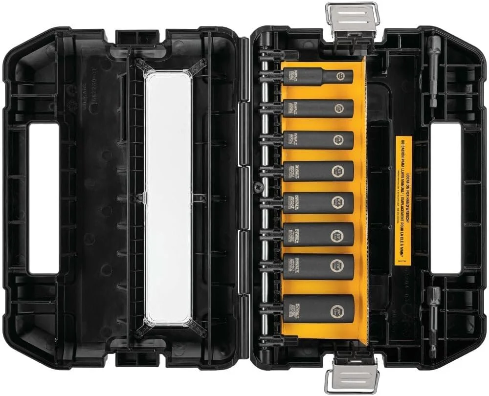 مجموعه آچار بکس ضربه ای Dewalt، SAE، 3/8 اینچ، 10 تکه (Dw22838)