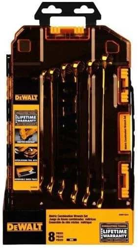 مجموعه آچار یکسر رینگی DEWALT، متریک، 8 عددی (DWMT73810)