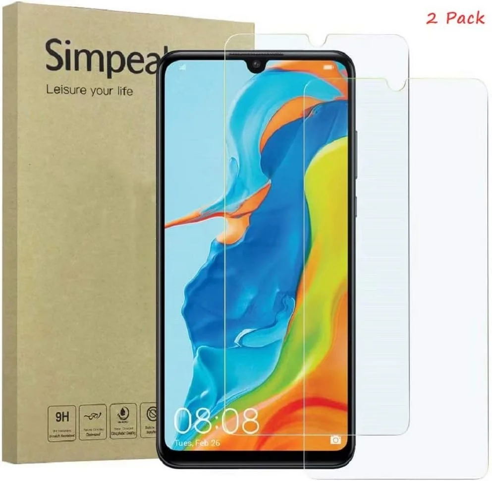 محافظ صفحه نمایش Wuzixi Oppo Realme X2. محافظ صفحه شیشه ای حرارت دیده شفاف و مقاوم در برابر خراش، محافظ صفحه نمایش برای Oppo Realme X2. (شفاف، 2 عدد)