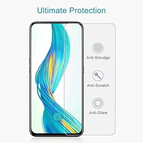 محافظ صفحه نمایش گوشی هوشمند CHENCHUAN بسته 10 عددی برای OPPO Realme XT شیشه محافظ صفحه نمایش 9H 2.5D