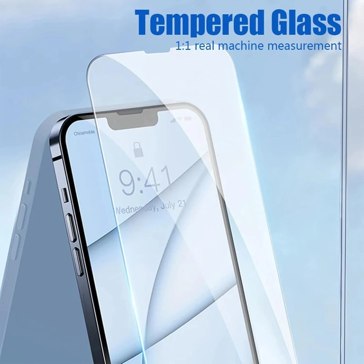 محافظ صفحه نمایش دامولون سازگار با Realme V5 5G (6.5 اینچ) [بسته 3 عددی] محافظ صفحه شیشه ای مناسب برای Realme Q2 5G RMX2117، فیلم محافظ شیشه ای حرارت دیده