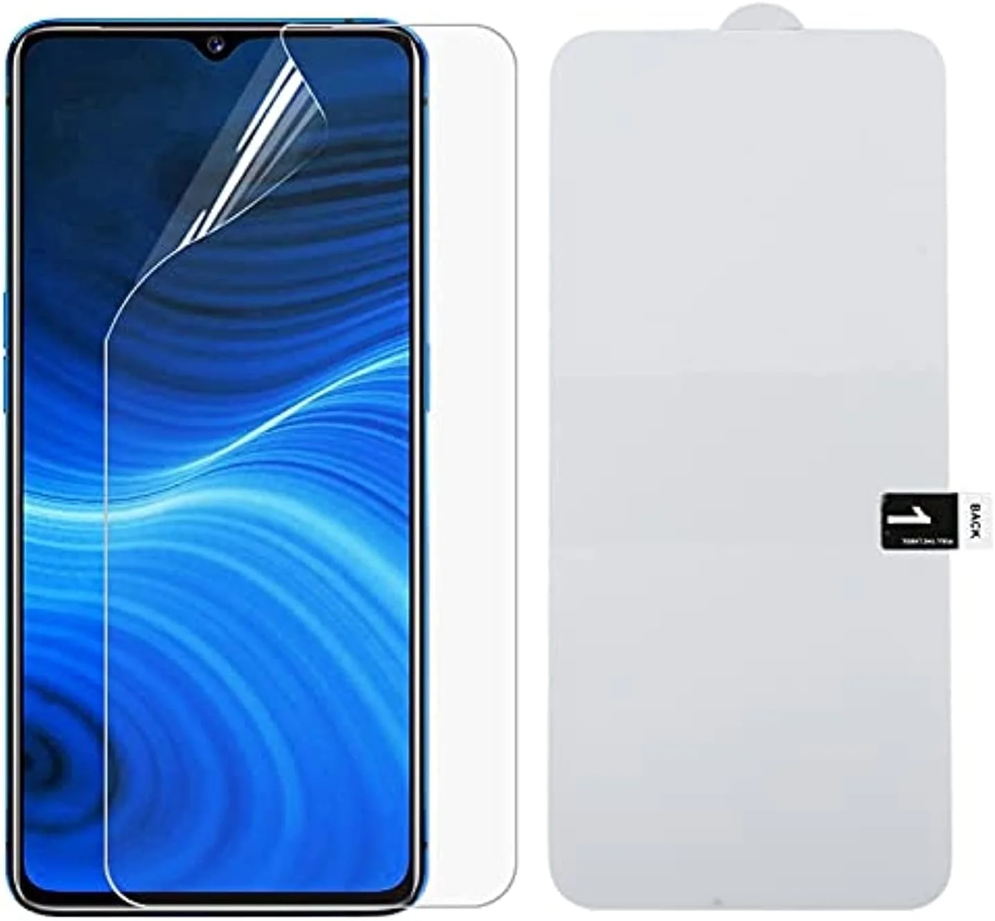 لوازم جانبی تلفن WWSEN سازگار با گوشی OPPO Realme X2 Pro محافظ صفحه نمایش کامل فیلم هیدروژل ضد انفجار