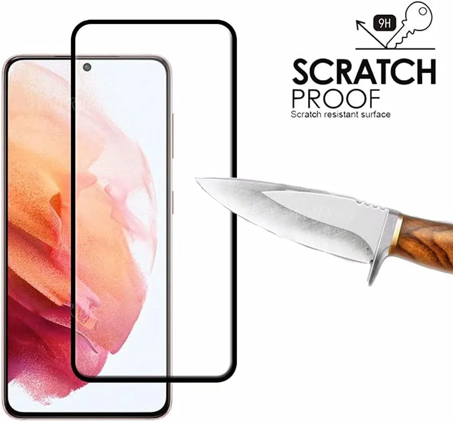 محافظ صفحه نمایش شیشه ای حرارت دیده Wuzixi برای Realme C25 [2 عدد] + محافظ لنز دوربین [2 عدد]، سختی 9H، بدون حباب، مقاوم در برابر خراش، پوشش کامل صفحه نمایش.