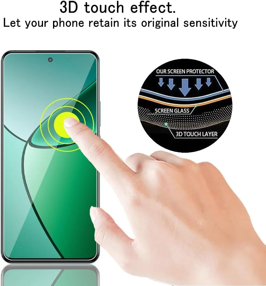 محافظ صفحه نمایش شیشه ای تمپرد Tzstz برای Realme 12+ سایز 6.67 اینچ، سختی 9H، ضد خش، HD، بسته 3 عددی محافظ صفحه نمایش شیشه ای تمپرد Tzstz برای Realme 12+ سایز 6.67 اینچ، سختی 9H، ضد خش، HD، بسته 3 عددی