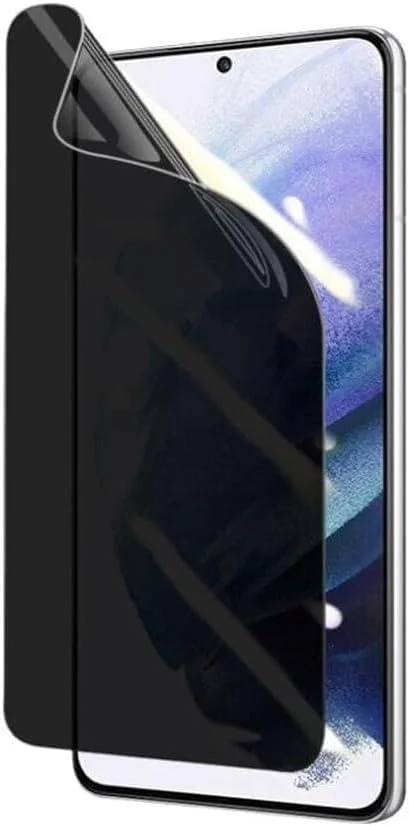 محافظ صفحه نمایش هیدروژل حریم خصوصی Realme Narzo 60x سازگار با Realme Narzo 60x پوشش کامل جلو، شفافیت HD، ضد خش، محافظ صفحه نمایش TPU نرم و انعطاف پذیر فوق العاده نازک