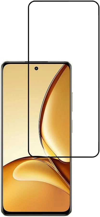 [2 عدد] محافظ صفحه نمایش برای Realme V60s، شیشه حرارت دیده با پوشش کامل و وضوح HD برای Realme V60s