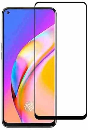محافظ صفحه نمایش 5D بوراق برای Realme 8 5G، پوشش کامل، شیشه حرارت دیده 9H با وضوح فوق العاده HD، نصب آسان محافظ صفحه نمایش برای Realme 8 5G