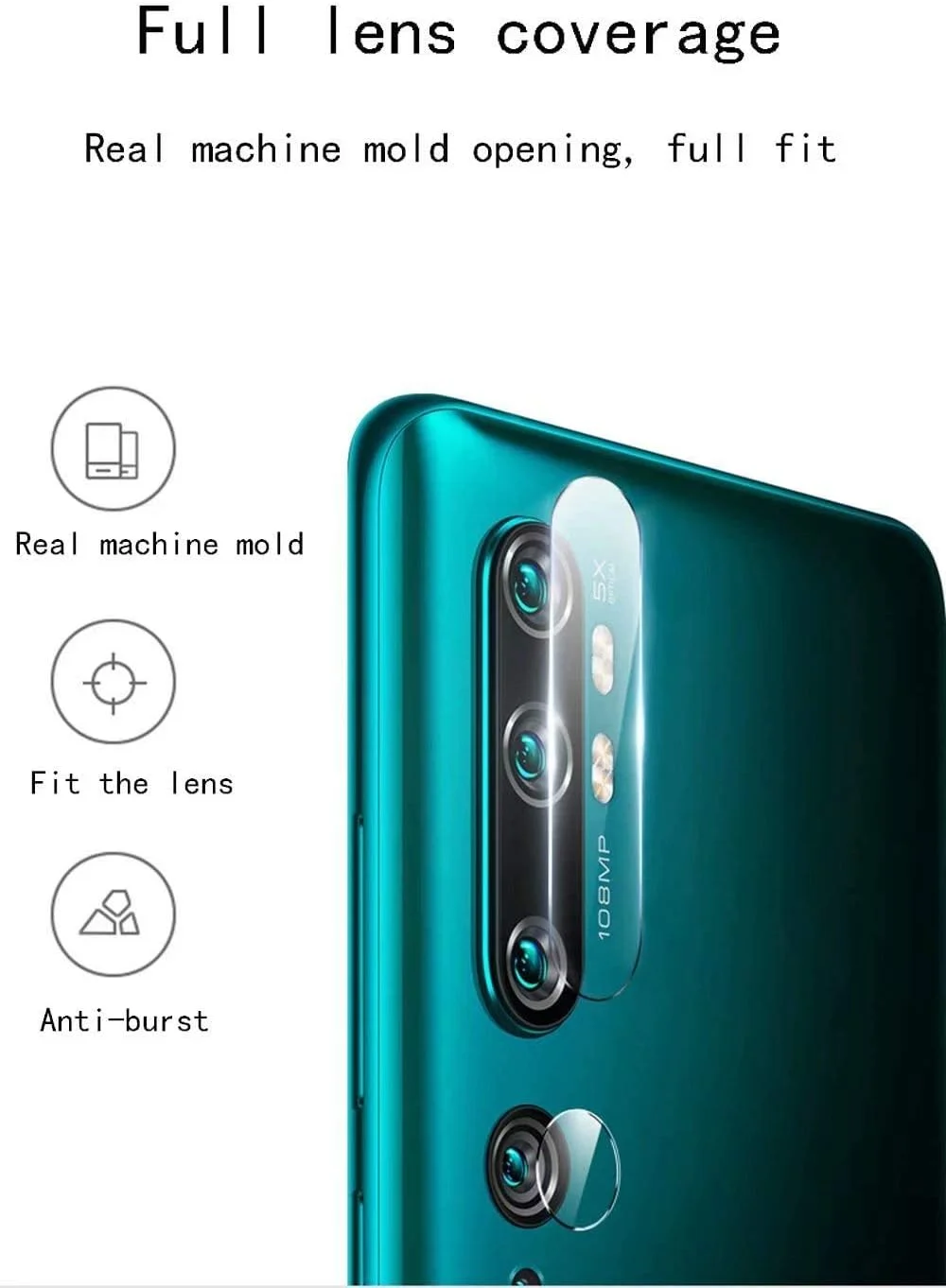 محافظ لنز دوربین Wuzixi برای Realme Q3i 5G، شفاف، شیشه نرم شده، HD، برای Realme Q3i 5G. (بسته 2 عددی) محافظ لنز دوربین Wuzixi برای Realme Q3i 5G، شفاف، شیشه نرم شده، HD، برای Realme Q3i 5G. (بسته 2 عددی)