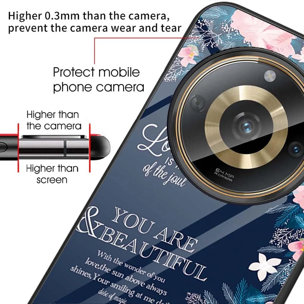کاور SEAHAI برای Realme 11 PRO 5G / Realme 11 PRO+ Plus 5G، قاب سیلیکونی TPU فوق العاده نازک، پشت شیشه ای با الگوی نقاشی زیبا، ضد ضربه و ضد خش، طرح ستاره کاور SEAHAI برای Realme 11 PRO 5G / Realme 11 PRO+ Plus 5G، قاب سیلیکونی TPU فوق العاده نازک، پشت شیشه ای با الگوی نقاشی زیبا، ضد ضربه و ضد خش، طرح ستاره