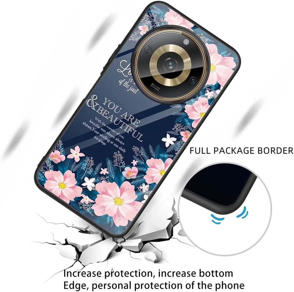 کاور SEAHAI برای Realme 11 PRO 5G / Realme 11 PRO+ Plus 5G، قاب سیلیکونی TPU فوق العاده نازک، پشت شیشه ای با الگوی نقاشی زیبا، ضد ضربه و ضد خش، طرح ستاره کاور SEAHAI برای Realme 11 PRO 5G / Realme 11 PRO+ Plus 5G، قاب سیلیکونی TPU فوق العاده نازک، پشت شیشه ای با الگوی نقاشی زیبا، ضد ضربه و ضد خش، طرح ستاره