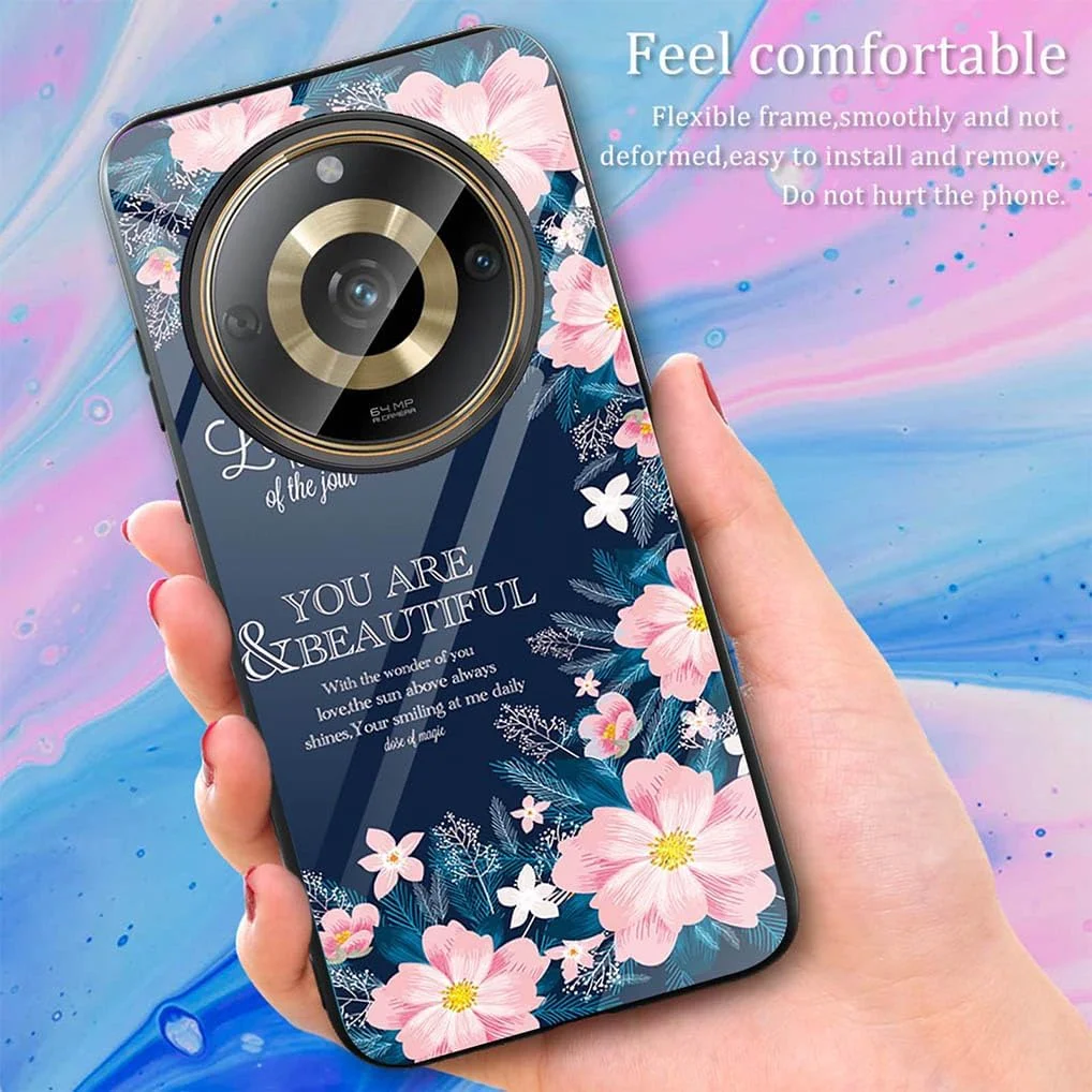 کاور SEAHAI برای Realme 11 PRO 5G / Realme 11 PRO+ Plus 5G، قاب سیلیکونی TPU فوق العاده نازک، پشت شیشه ای با الگوی نقاشی زیبا، ضد ضربه و ضد خش، طرح ستاره کاور SEAHAI برای Realme 11 PRO 5G / Realme 11 PRO+ Plus 5G، قاب سیلیکونی TPU فوق العاده نازک، پشت شیشه ای با الگوی نقاشی زیبا، ضد ضربه و ضد خش، طرح ستاره