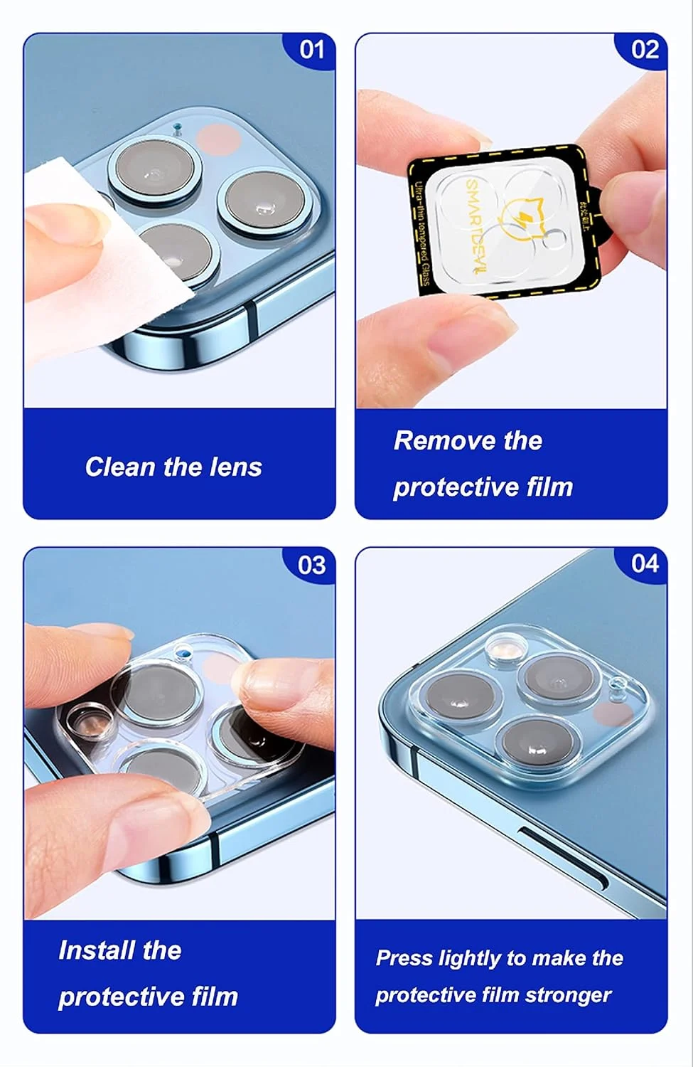 محافظ لنز دوربین عقب جی او پی یو ای سازگار با Realme C53، [3 عدد] شیشه حرارت دیده سه بعدی [بسیار شفاف] شیشه حرارت دیده دوربین برای Realme C53