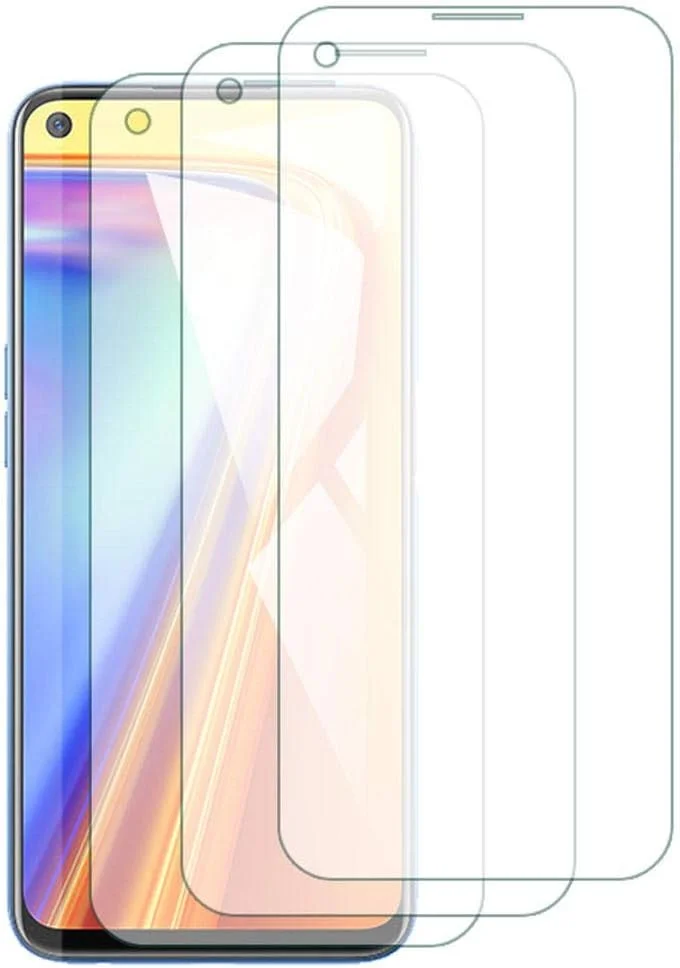 محافظ صفحه نمایش شیشه ای حرارت دیده MIBQM بسته 3 عددی برای گوشی Oppo Realme 7 Pro 7Pro، فیلم ایمنی شیشه ای 9H برای Oppo Realme7 Realme7pro