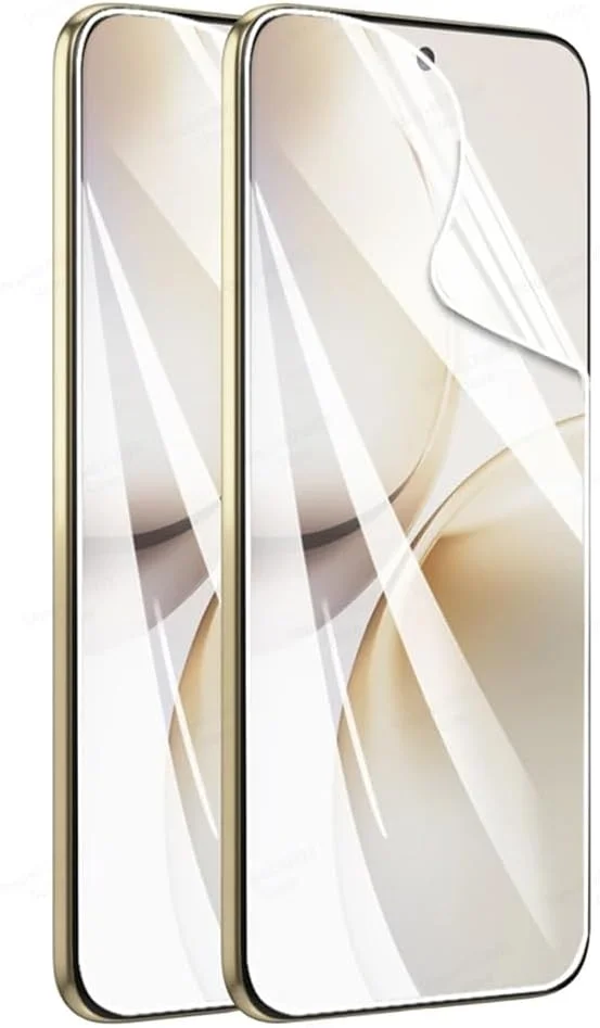 محافظ صفحه نمایش هیدروژلی TMahhbid [2 عدد] برای Realme C75 4G/Realme 14X 5G، فیلم محافظ TPU نرم و شفاف [HD] [بدون شیشه حرارت دیده]