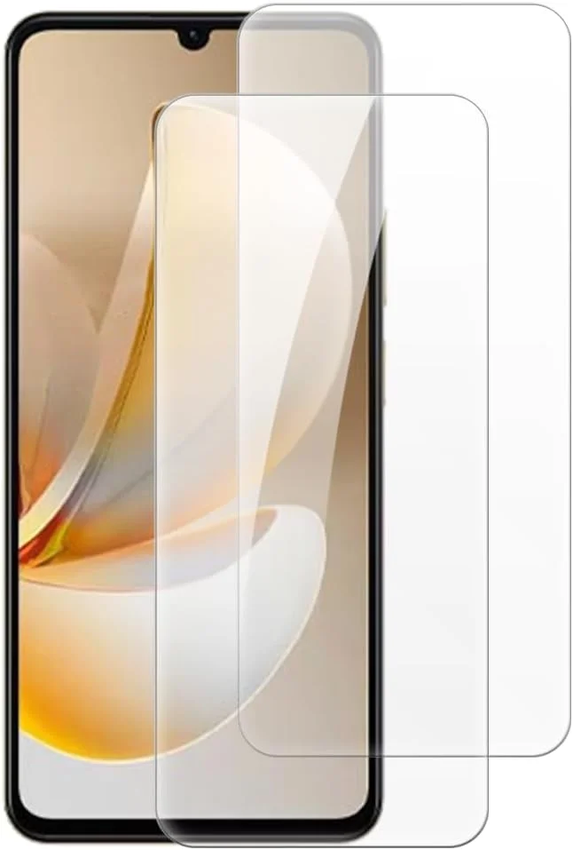 محافظ صفحه نمایش شیشه ای حرارت دیده شانتایم [بسته 2 عددی] سازگار با OPPO Realme Note 70 4G (6.74 اینچ)، HD شفاف ضد خش بدون حباب، سازگار با قاب