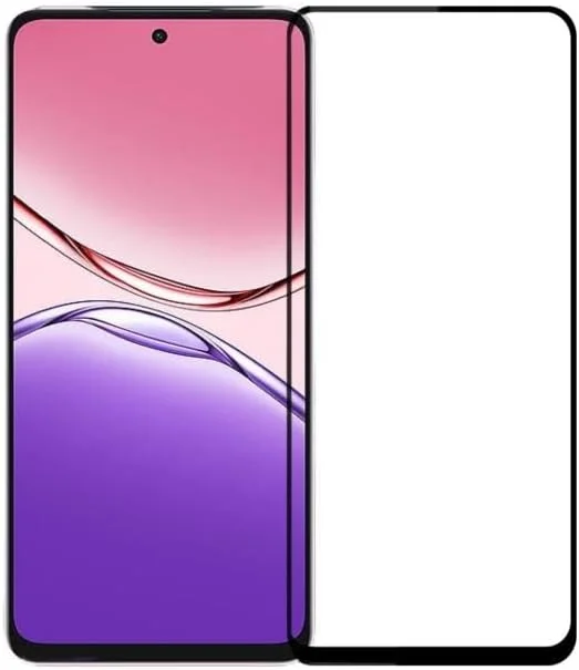 محافظ صفحه نمایش 5D بوراق برای Realme C30S، پوشش کامل، شیشه حرارت دیده 9H Ultra HD، نصب آسان محافظ صفحه نمایش برای Realme C30S