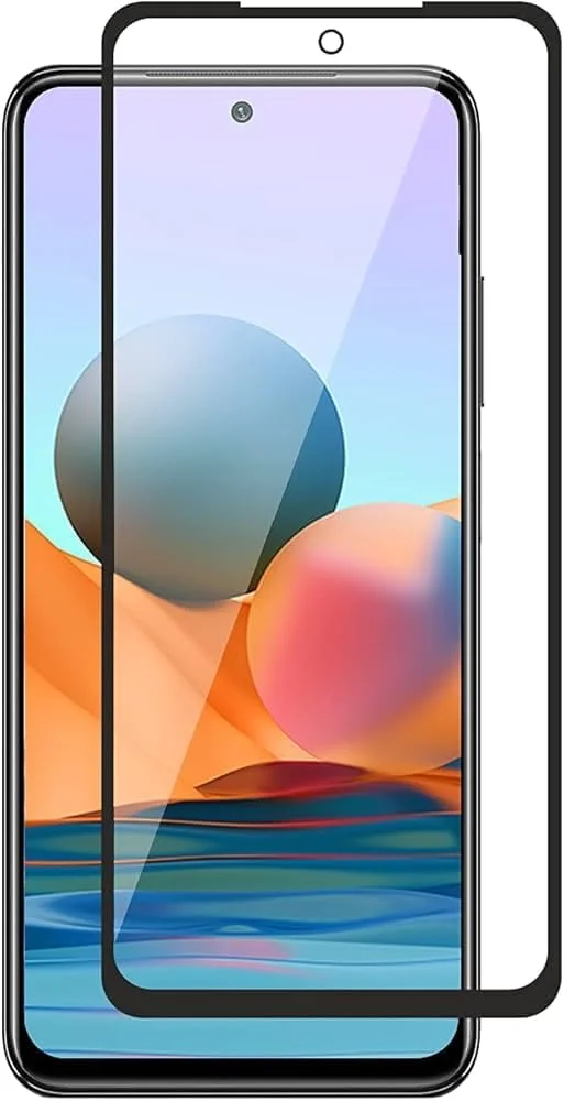 محافظ صفحه نمایش 5D بوراق برای Realme Note 50، پوشش کامل، شیشه حرارت دیده 9H Ultra HD، نصب آسان محافظ صفحه نمایش برای Realme Note 50