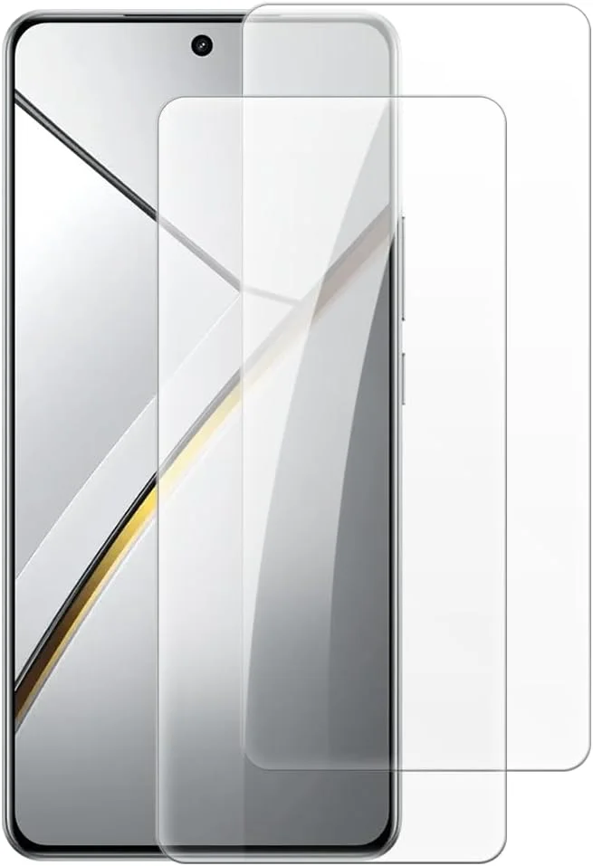 محافظ صفحه نمایش شیشه ای حرارت دیده شانتایم [2 عددی] سازگار با اوپو Realme Neo 7X 5G (6.67 اینچ)، شفاف HD ضد خش بدون حباب، سازگار با قاب