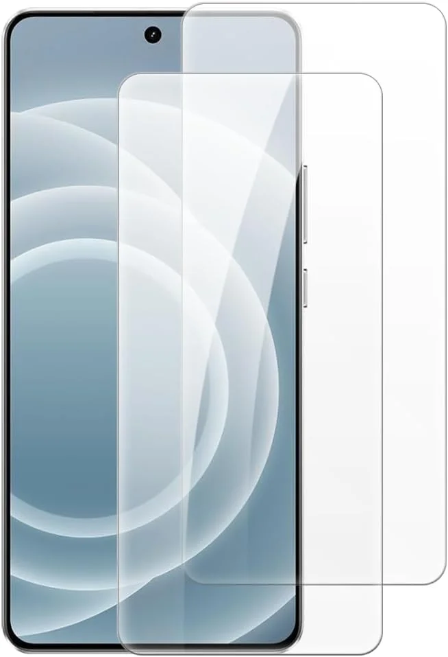 محافظ صفحه نمایش شیشه ای حرارت دیده Shantime [بسته 2 عددی] سازگار با OPPO Realme Neo 7 Turbo 5G RMX5062 (6.8 اینچ)، شفاف HD ضد خش بدون حباب، سازگار با قاب