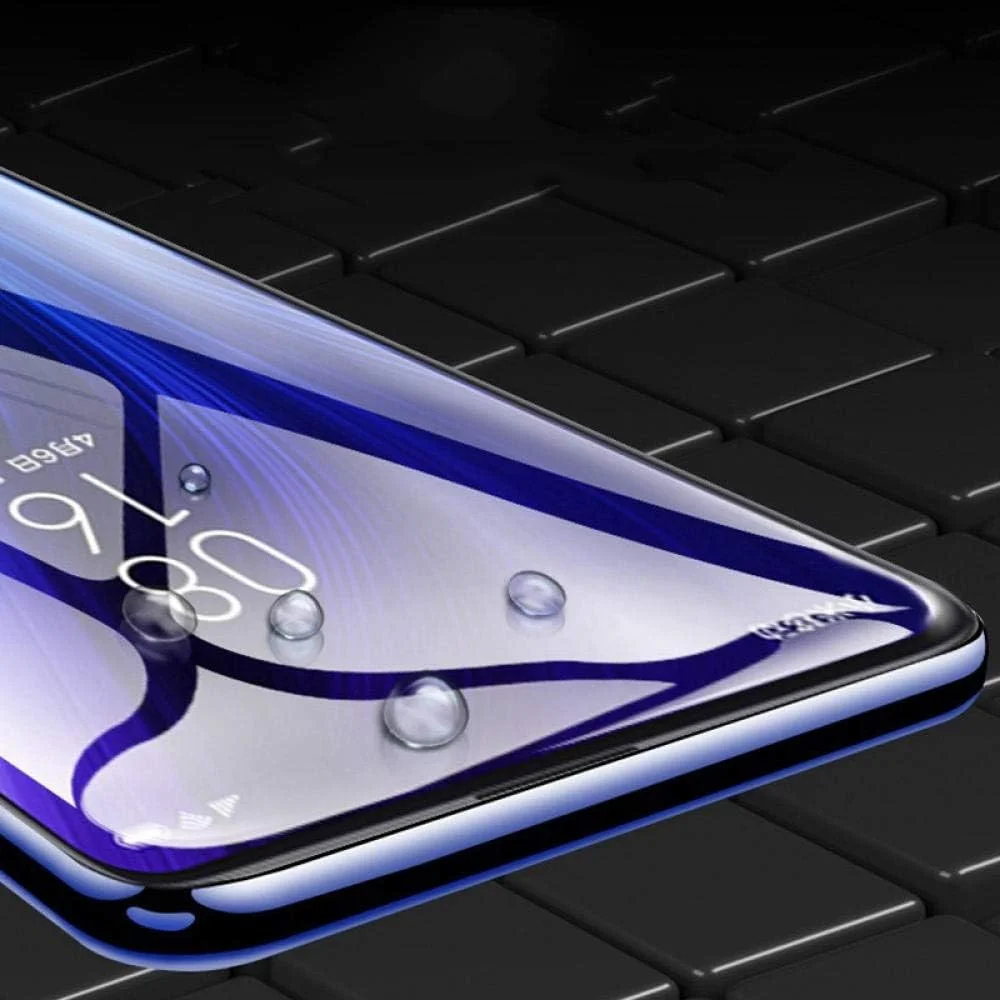 محافظ صفحه نمایش شیشه ای MIBQM بسته 3 عددی، پوشش کامل شیشه حرارت دیده برای گوشی های OPPO Realme 5 Pro، فیلم محافظ برای OPPO Realme 5