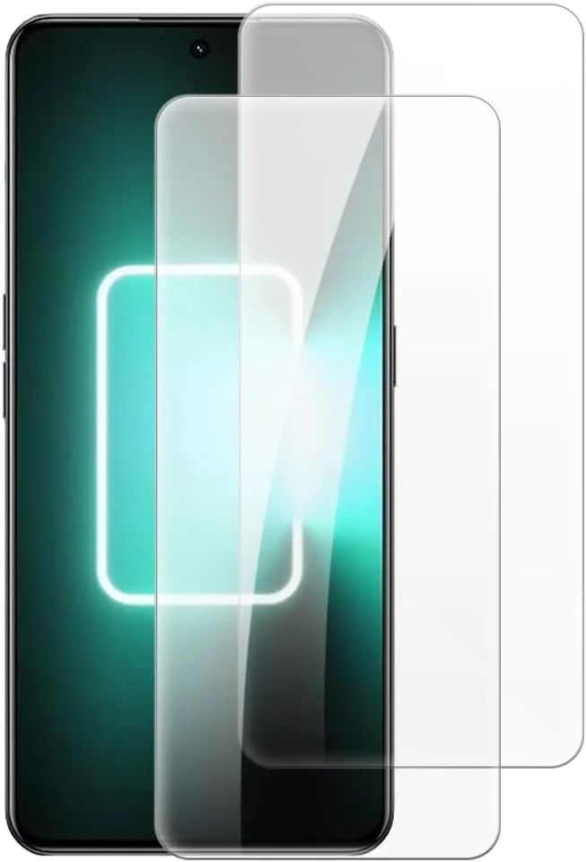 Shantime [بسته 2 عددی] محافظ صفحه نمایش شیشه ای حرارت دیده سازگار با OPPO Realme GT 3 240W (6.74 اینچ)، HD شفاف ضد خش بدون حباب، سازگار با قاب