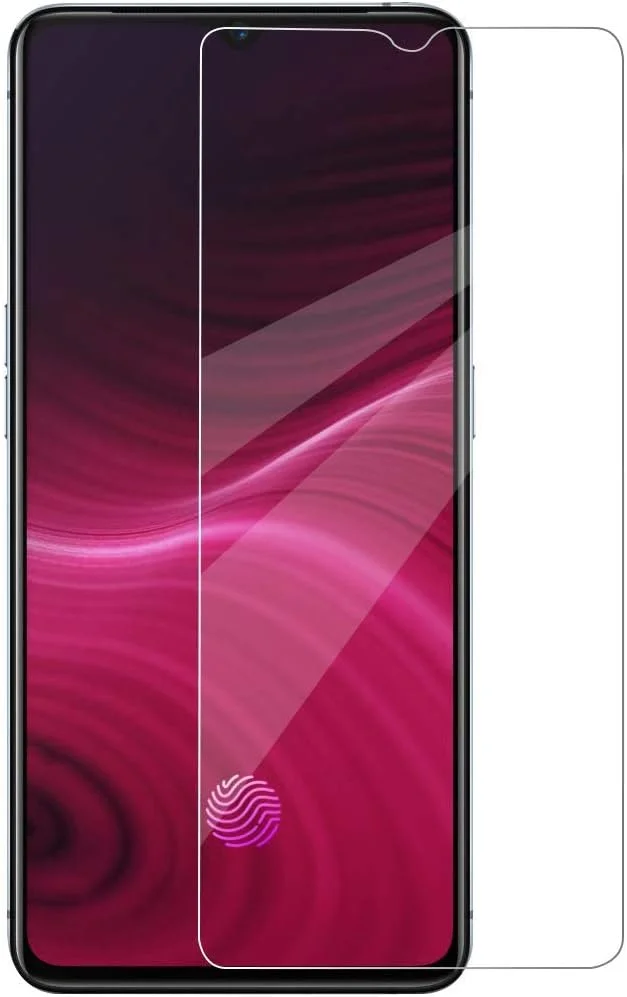 محافظ صفحه نمایش [2 عددی] XINKOE برای Realme X2 Pro، محافظ صفحه نمایش شیشه ای حرارت دیده ممتاز فوق العاده باریک HD 2.5D Pro-Fit