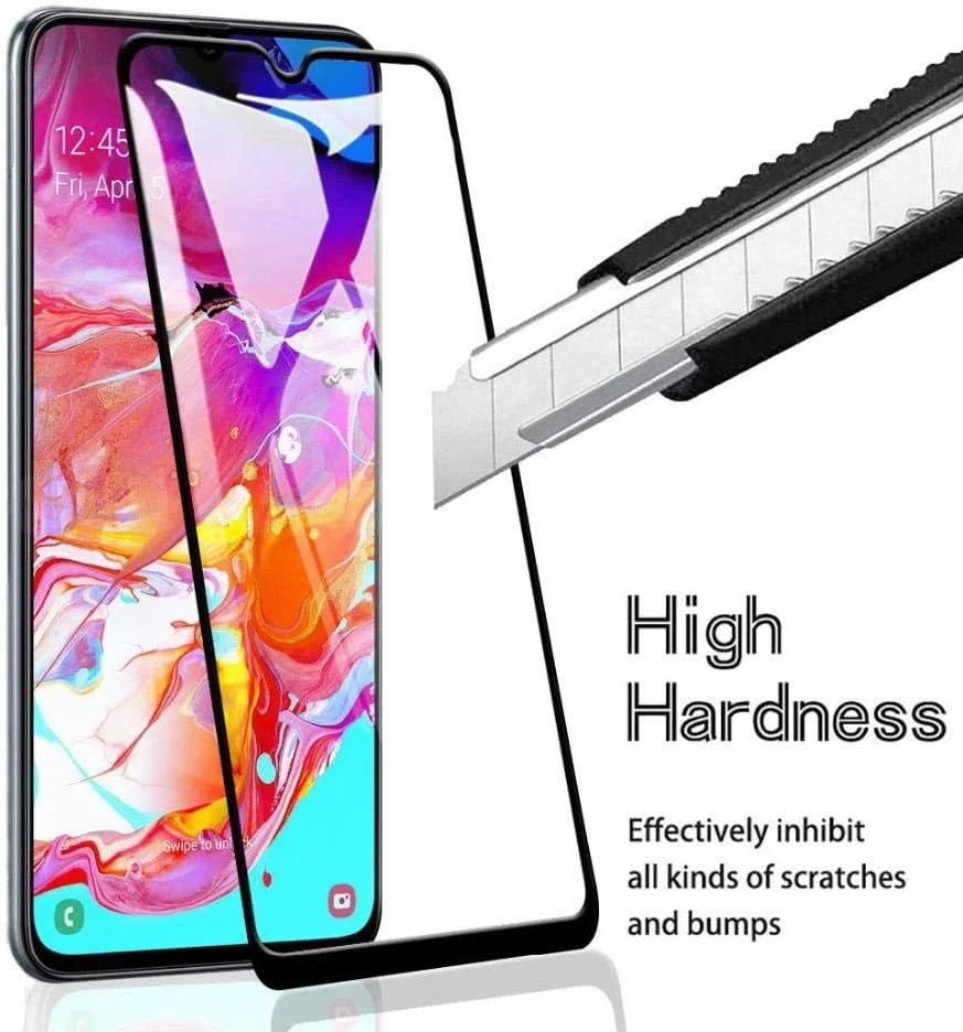 محافظ صفحه نمایش شیشه ای حرارت دیده 9D با پوشش کامل، بسته 3 عددی، برای گوشی های OPPO Realme 1 2 3 U1 C1 2019 محافظ صفحه نمایش 9H برای Realme 3 2 PRO 2Pro 3Pro برای OPPO Realme U1