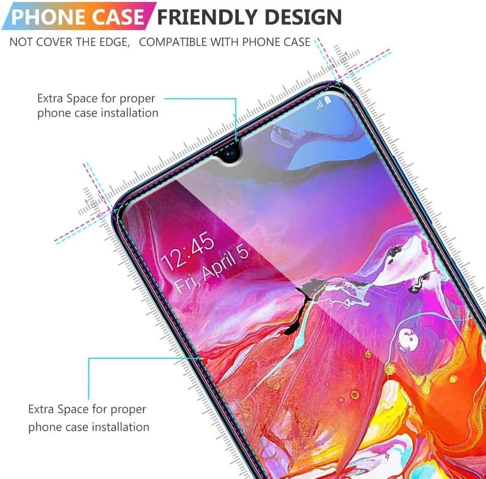 بسته 3 عددی MIBQM: شیشه حرارت دیده 2.5D 9H، برای گوشی های OPPO Realme 1 2 3 X lite U1 C2 C1 2019 2 3 Pro، محافظ صفحه نمایش HD شفاف برای Realme X Lite