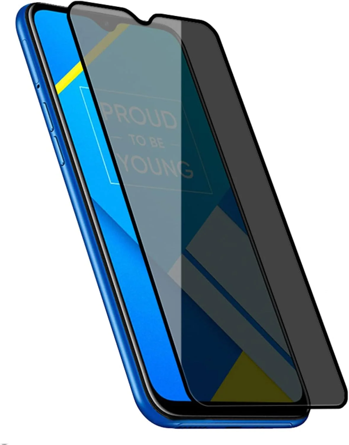 بسته 3 عددی محافظ صفحه نمایش ضد جاسوسی MIBQM برای گوشی های Realme 7 Pro 6 7i 6S Q2 Pro C3 C11 C15 شیشه حرارت دیده برای Realme Q2