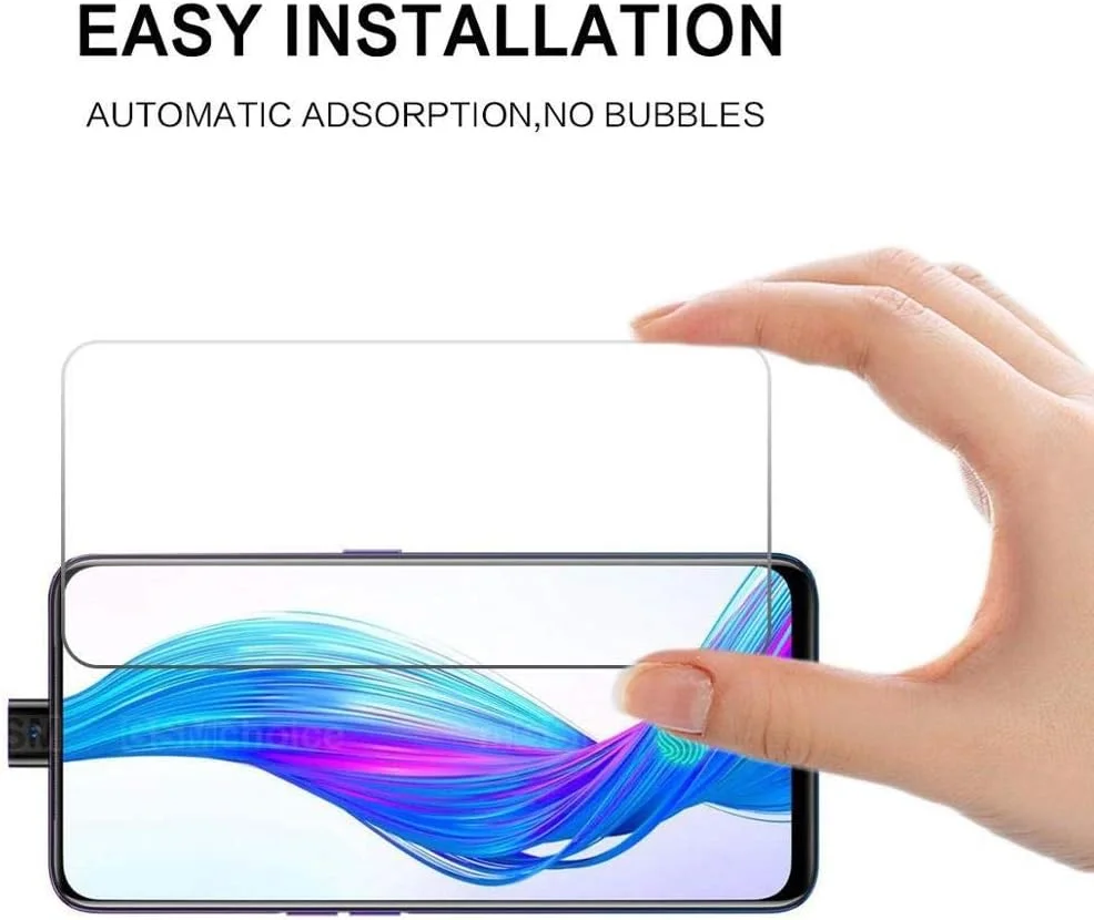 بسته 3 عددی محافظ صفحه نمایش شیشه ای حرارت دیده 9H، برای گوشی های OPPO Realme Q X Lite X2 Pro، محافظ صفحه نمایش برای گوشی های OPPO Realme X X2 XT U1 2 3 5 Pro، شیشه محافظ صفحه نمایش برای OPPO Realme X2 PRO