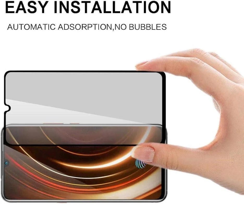 بسته 3 عددی محافظ صفحه نمایش حریم خصوصی MIBQM از جنس شیشه حرارت دیده برای گوشی های OPPO Realme 1 2 5 3 Pro C1، محافظ ضد جاسوسی برای OPPO Realme 2