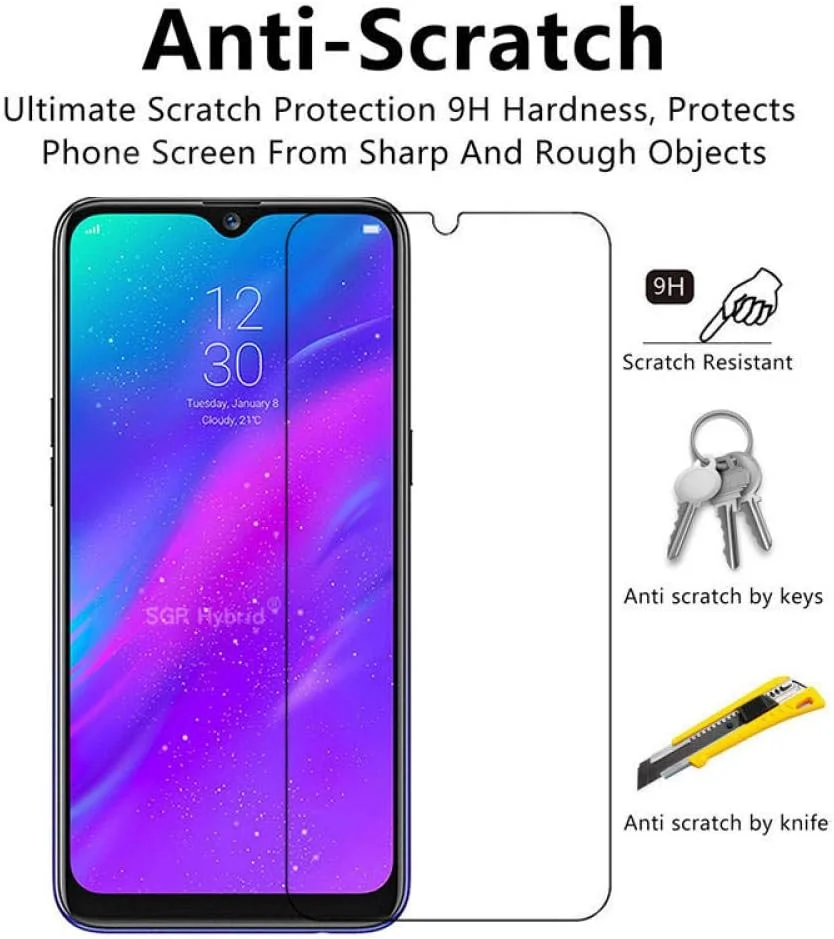 محافظ صفحه نمایش شیشه ای 9H MIBQM بسته 3 عددی برای OPPO در مقابل Realme 3 3 Pro فیلم شیشه ای حرارت دیده برای Realme 3 محافظ صفحه نمایش شیشه ای 9H MIBQM بسته 3 عددی برای OPPO در مقابل Realme 3 3 Pro فیلم شیشه ای حرارت دیده برای Realme 3