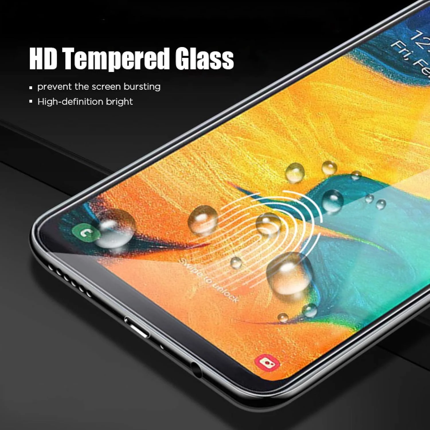 Woowin Pack of 3 tempered glass, for Realme 8 7 6 X2 X7 5 Pro 5G protective glass, for Realme 7 Pro