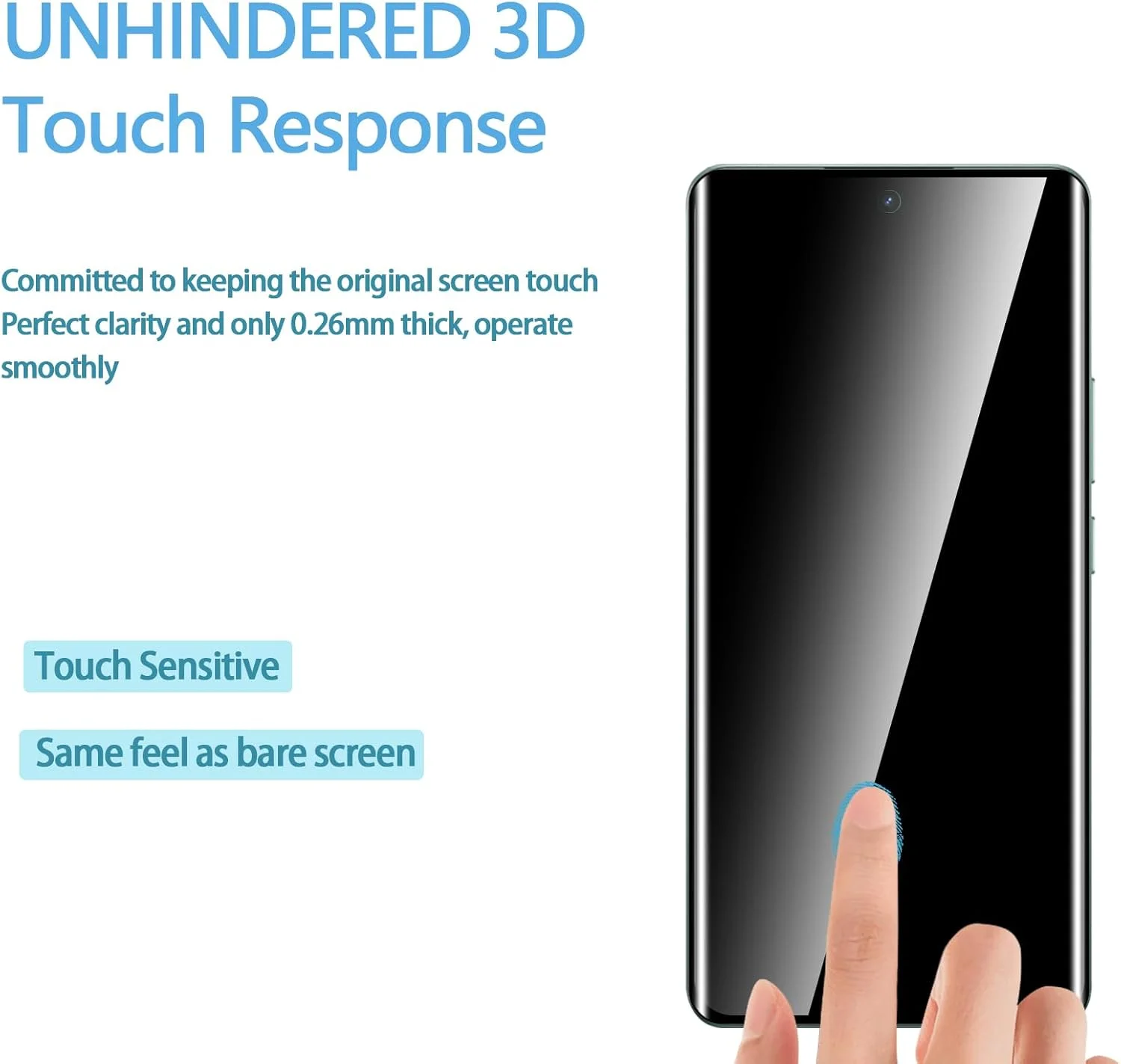 محافظ صفحه نمایش شیشه ای Anoowkoa بسته 2 عددی برای Realme 15/Realme 15 Pro 5G، محافظ صفحه نمایش کاملا شفاف سازگار با Realme 15/Realme 15 Pro 5G