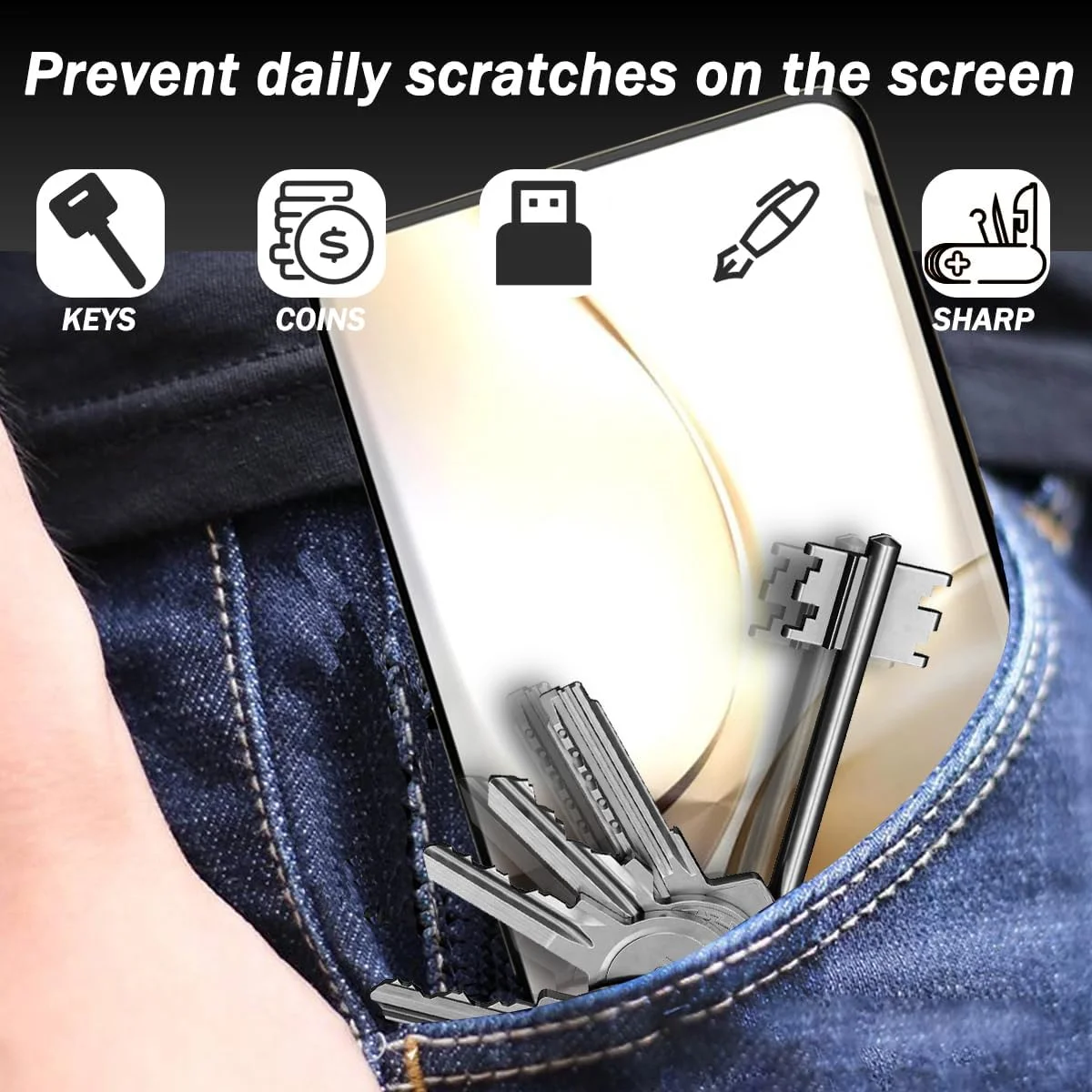 محافظ صفحه نمایش Zerrshoo برای Realme 14 Pro Plus/Realme 14 Pro+، فیلم TPU انعطاف پذیر 3 عدد و لنز شیشه ای حرارت دیده 2 عدد، فیلم های محافظ ضد خش HD شفاف