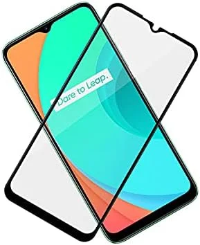محافظ صفحه نمایش سه بعدی MUZZ Realme C11 با سختی 9H، ضد خش، شیشه حرارت دیده، محافظ صفحه نمایش بدون حباب برای Realme C11