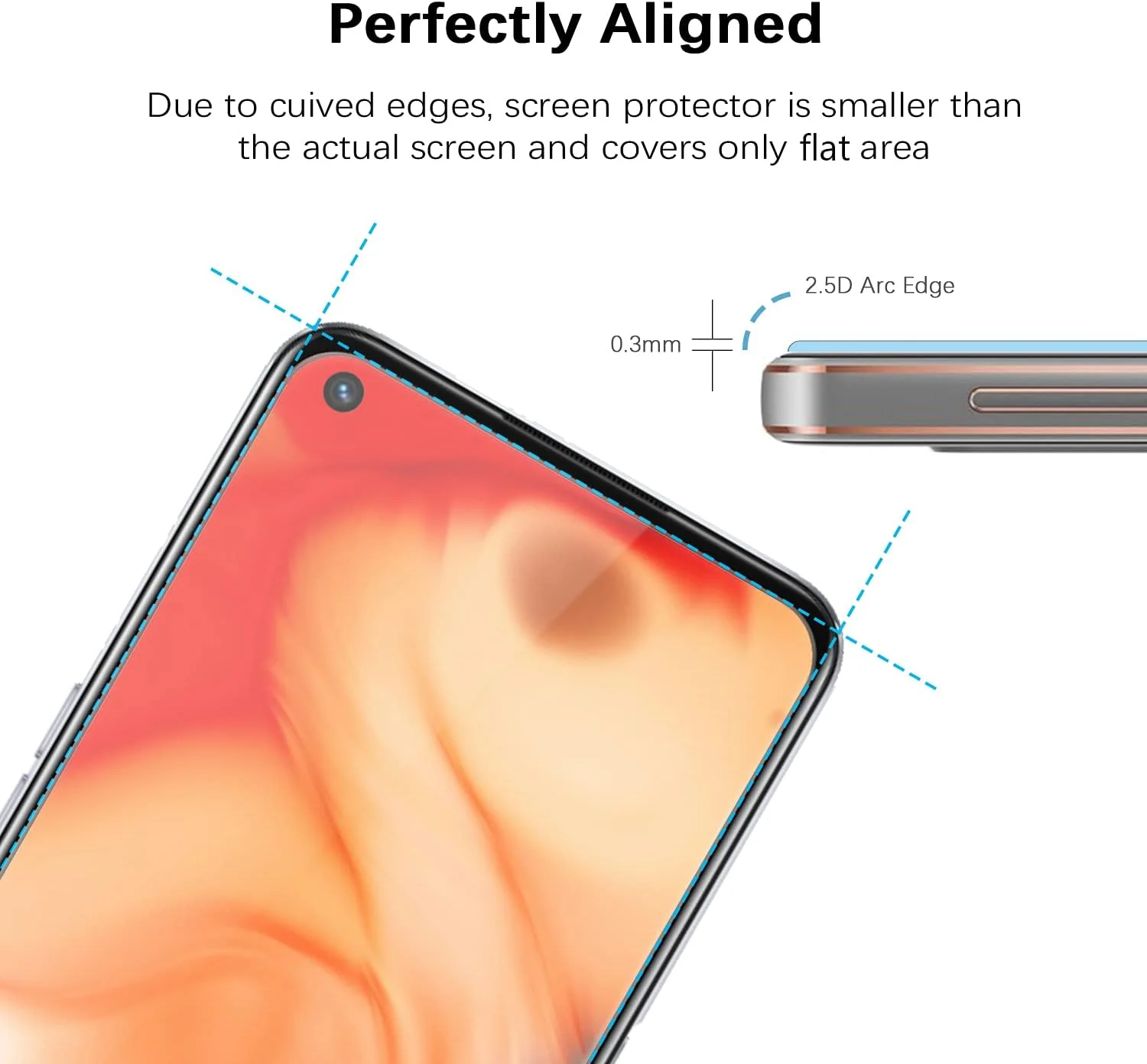 قاب SCL برای گوشی Realme 8 به همراه محافظ صفحه نمایش شیشه ای Realme 8/8 Pro [مشکی]، کاور محافظ ژله ای با طرح فیبر کربن [ضد خش][ضد ضربه]