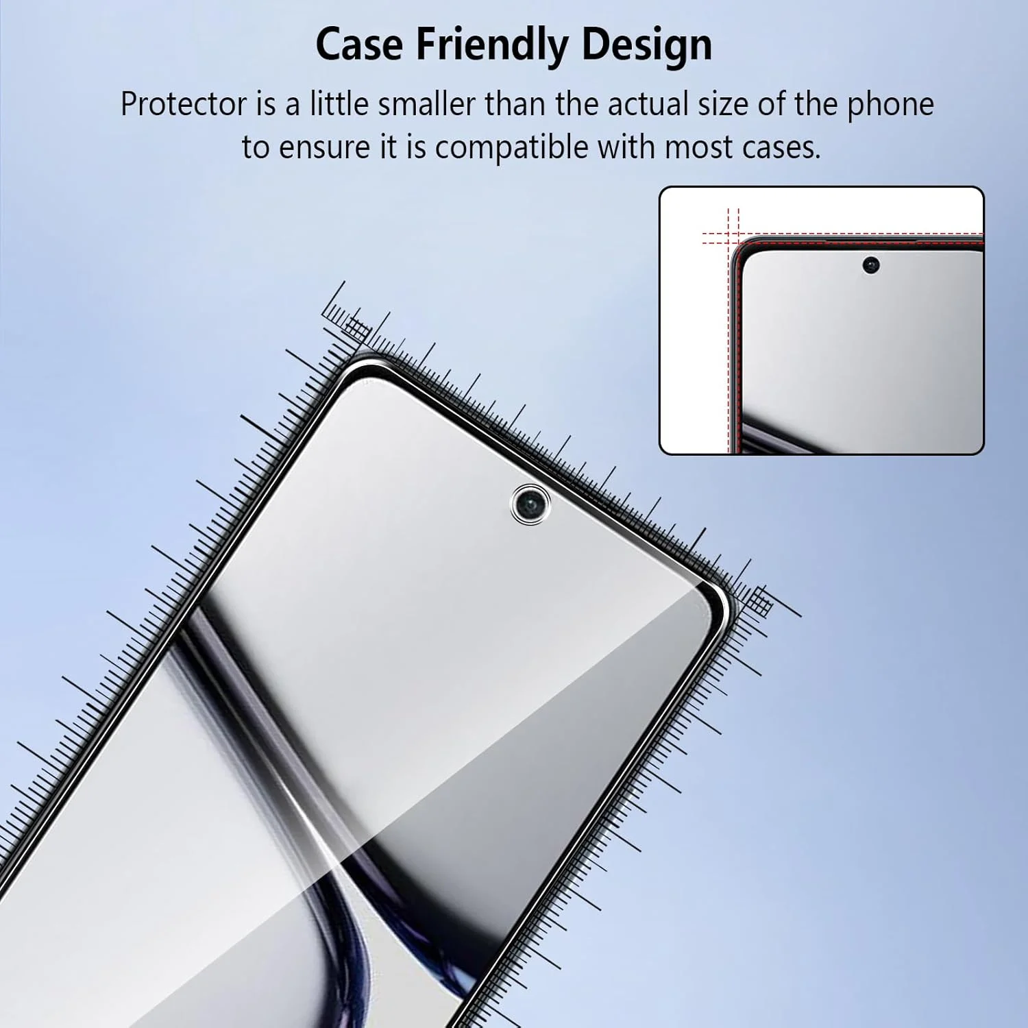 محافظ صفحه نمایش شیشه ای حرارت دیده پولاچی، بسته 3 عددی، سازگار با Realme C65 4G، ضد خش، سختی 9H، ضخامت 0.26 میلی متر، فوق العاده شفاف، محافظ صفحه نمایش برای Realme C65 4G