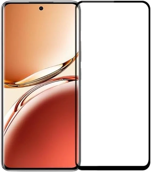 محافظ صفحه نمایش 5D بوراق برای Realme C30، پوشش کامل، شیشه حرارت دیده 9H Ultra HD، نصب آسان محافظ صفحه نمایش برای Realme C30