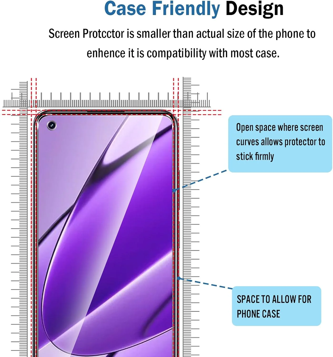 محافظ صفحه نمایش شیشه ای تمپرد ناتباک مدل Realme 11 4G، سختی 9H، فوق العاده مقاوم، ضد اثر انگشت، بدون حباب، HD-Clear، پوشش کامل فیلم گوشی برای Realme 11 4G [نصب آسان] (2 عدد)