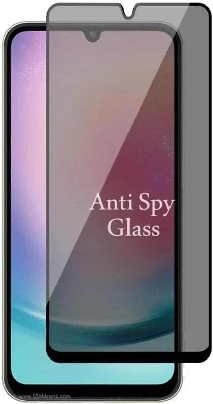 محافظ صفحه نمایش حریم خصوصی شیشه ای برای Realme C53، سختی 9H [ضد خش] [ضد اثر انگشت] فیلم بدون حباب برای Realme C53